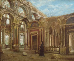 Le Tuileries dopo la Comune di Parigi, 1871